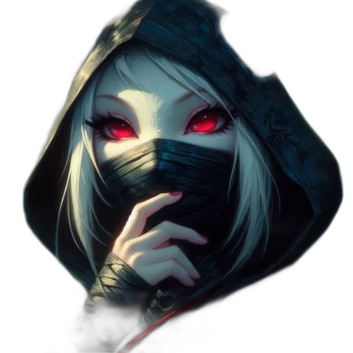 mask, face, jacket, weapon transparent PNG cut-out