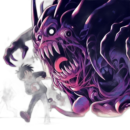creature, concept art, comic book art, fantasy art transparent PNG cut-out