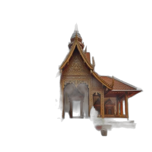 building, furniture, crown, 3d render transparent PNG cut-out