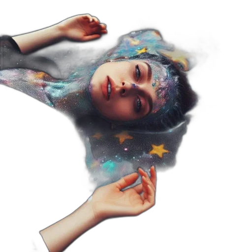 face, dress, mask, fantasy art transparent PNG cut-out