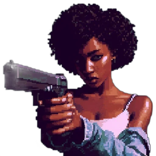 weapon, jacket, face, robot transparent PNG cut-out