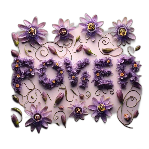 flower, jewelry, 3d render, photorealistic transparent PNG cut-out