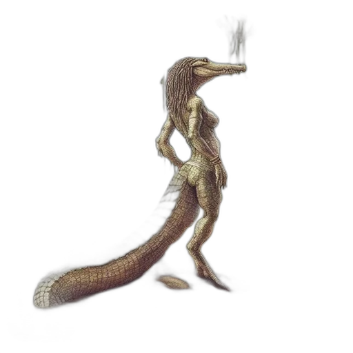 dragon, creature, animal, staff transparent PNG cut-out