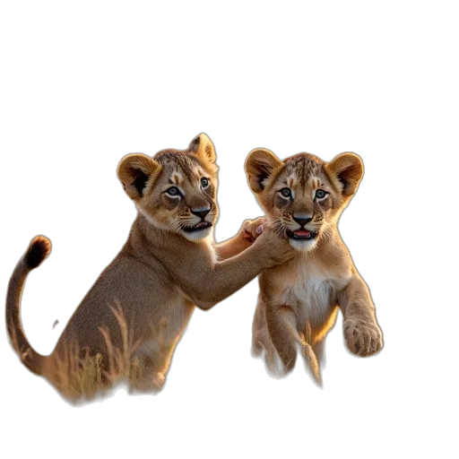 animal, photorealistic, concept art, 3d render transparent PNG cut-out