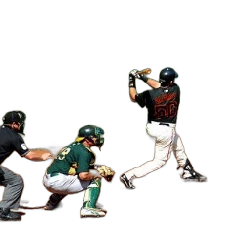 weapon, baseball, player, black transparent PNG cut-out
