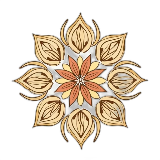 flower, jewelry, crown, staff transparent PNG cut-out