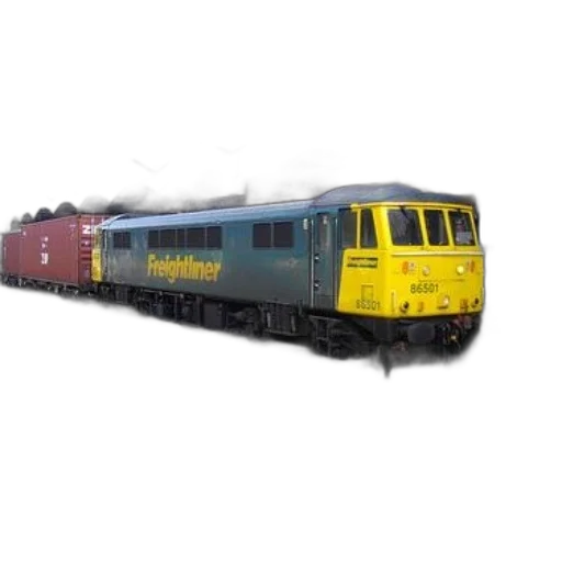 blue, yellow, train, word transparent PNG cut-out
