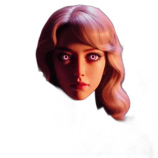 face, mask, robot, hair transparent PNG cut-out