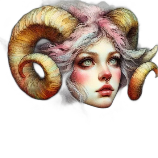 dragon, hat, hair, creature transparent PNG cut-out
