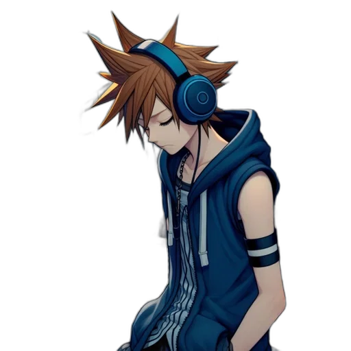 jacket, staff, concept art, pixel art transparent PNG cut-out