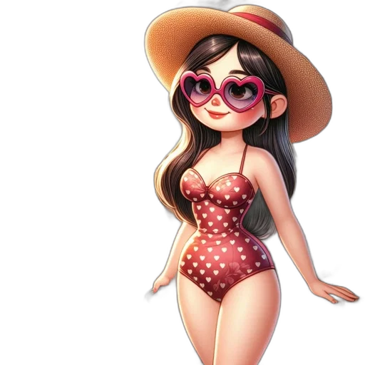 hat, cartoon, 3d render, concept art transparent PNG cut-out
