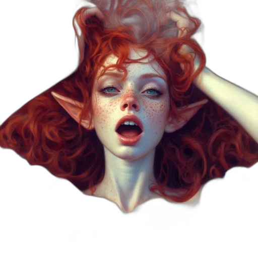 face, crown, mask, hair transparent PNG cut-out