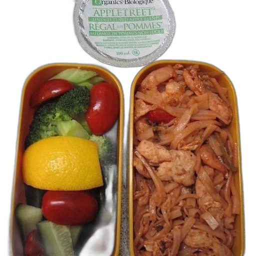 food, bento, box, vegetables transparent PNG cut-out