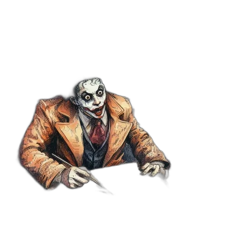 jacket, mask, face, creature transparent PNG cut-out