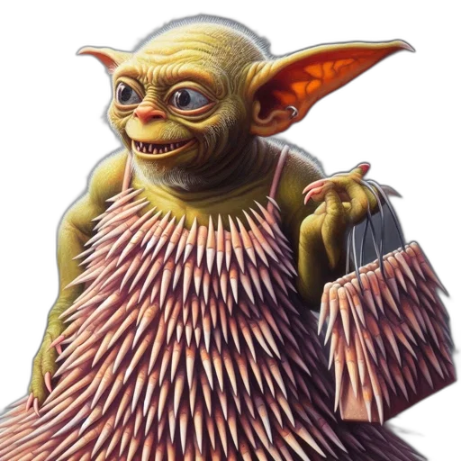 creature, staff, animal, face transparent PNG cut-out