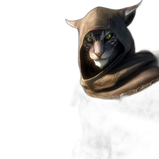 mask, staff, animal, creature transparent PNG cut-out