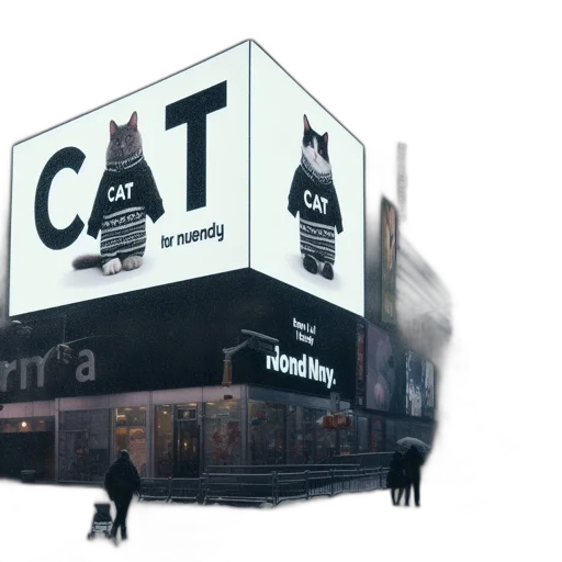 building, concept art, 3d render, city street transparent PNG cut-out