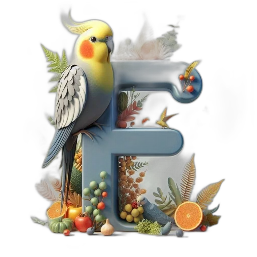 food, 3d render, photorealistic, fantasy art transparent PNG cut-out