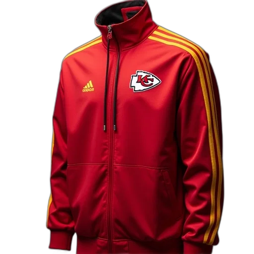 jacket, red, kansas, chiefs transparent PNG cut-out