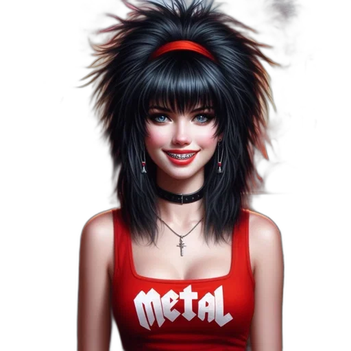 jewelry, hair, photorealistic, cartoon transparent PNG cut-out