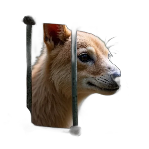 animal, creature, staff, face transparent PNG cut-out