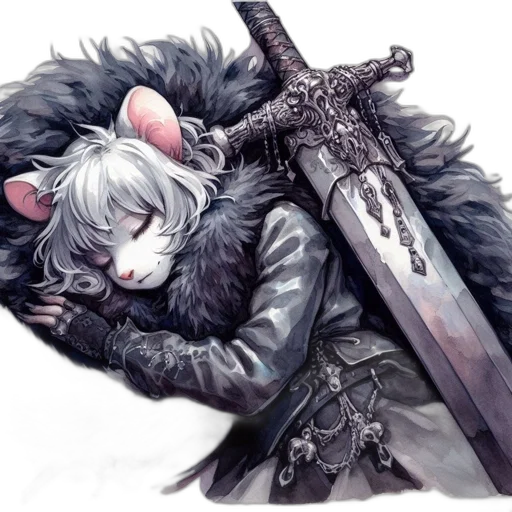 sword, weapon, staff, jacket transparent PNG cut-out