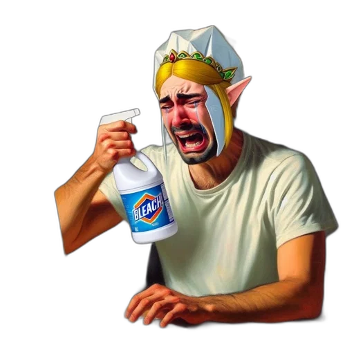 bottle, mask, food, face transparent PNG cut-out