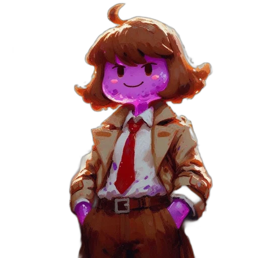 staff, jacket, creature, robot transparent PNG cut-out