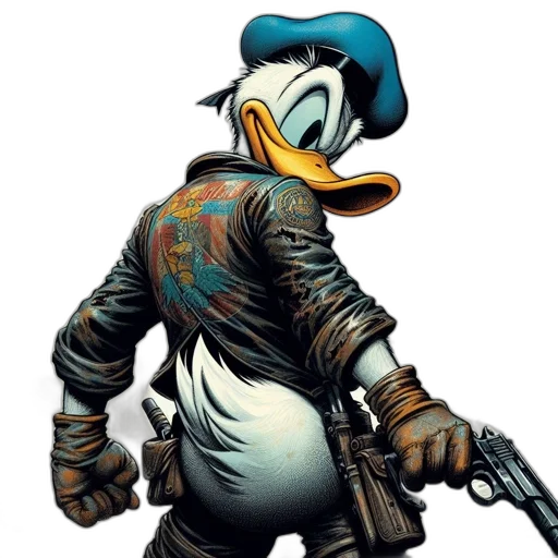 jacket, weapon, animal, concept art transparent PNG cut-out
