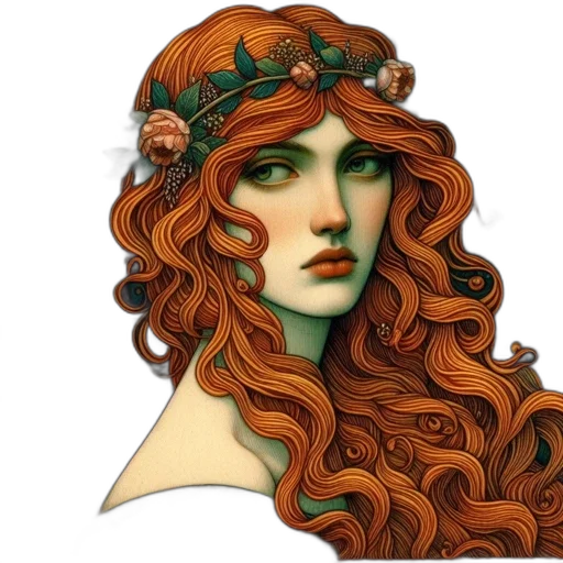 crown, jewelry, face, fantasy art transparent PNG cut-out