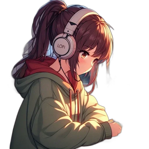 jacket, face, mask, hair transparent PNG cut-out