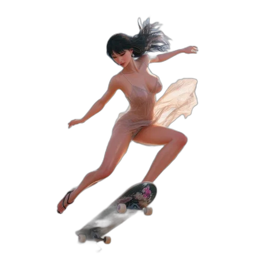 dress, concept art, photorealistic, 3d render transparent PNG cut-out