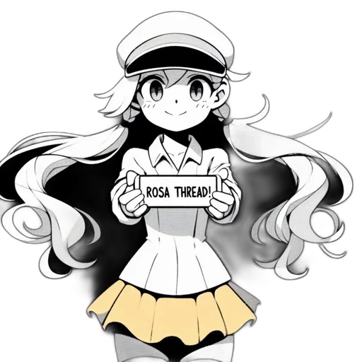 staff, hat, anime, cartoon transparent PNG cut-out