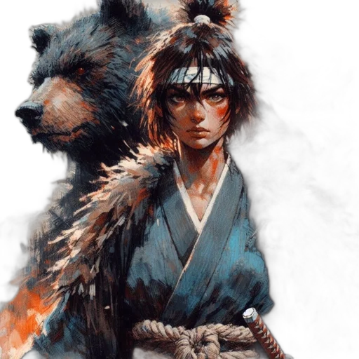 fantasy art, concept art, comic book art, anime transparent PNG cut-out