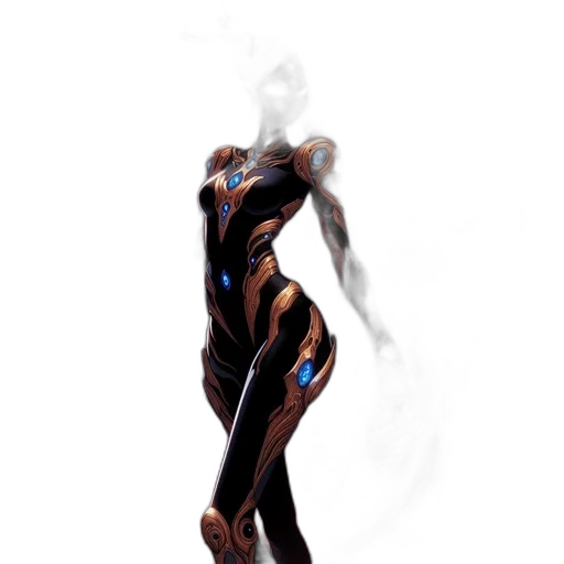 robot, dress, staff, mask transparent PNG cut-out