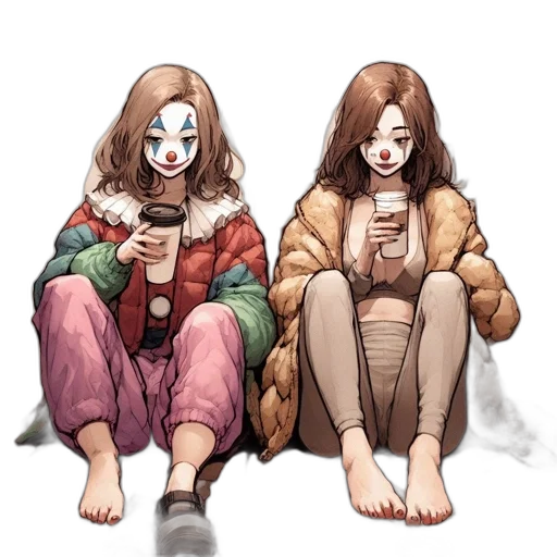 jacket, mask, concept art, pixel art transparent PNG cut-out
