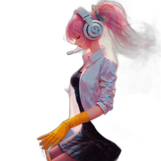 jacket, mask, robot, staff transparent PNG cut-out