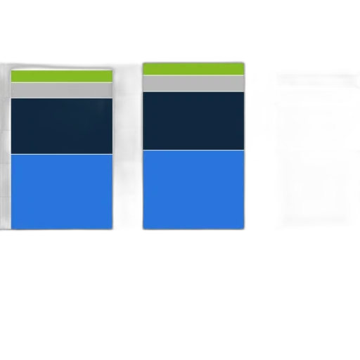 3d render, concept art, pixel art, blue transparent PNG cut-out