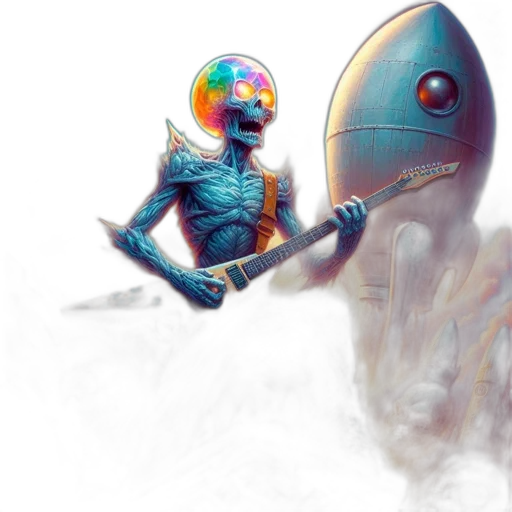 robot, creature, concept art, fantasy art transparent PNG cut-out