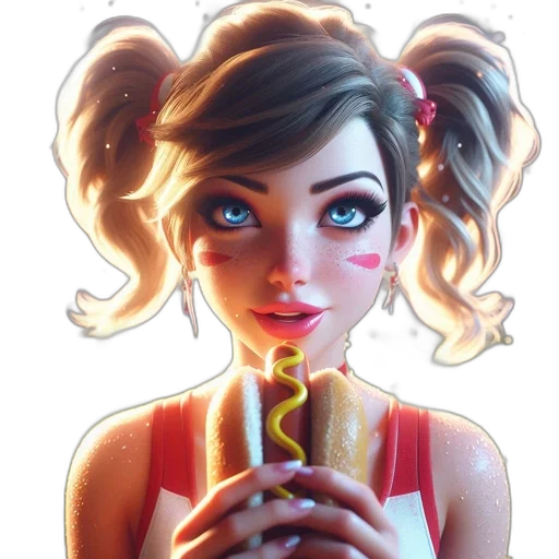 food, staff, face, dress transparent PNG cut-out