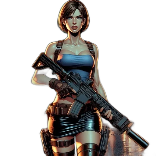 weapon, comic book art, concept art, pixel art transparent PNG cut-out