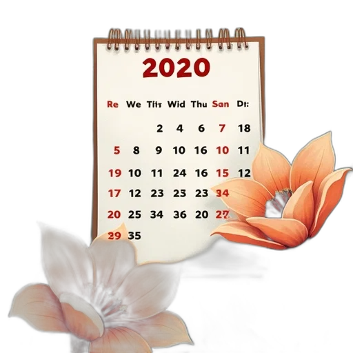 tentative, release, calendar, 2020 transparent PNG cut-out