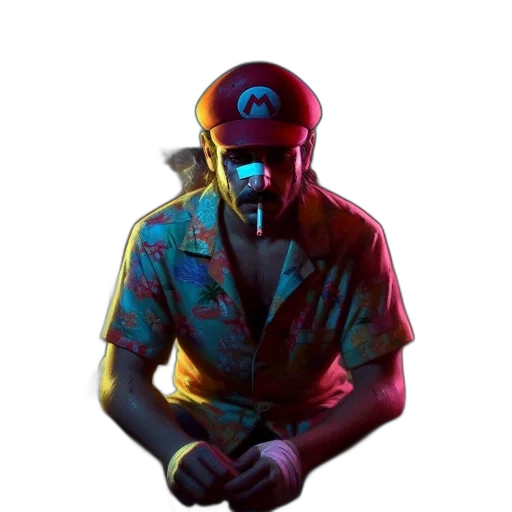 mask, face, hat, staff transparent PNG cut-out