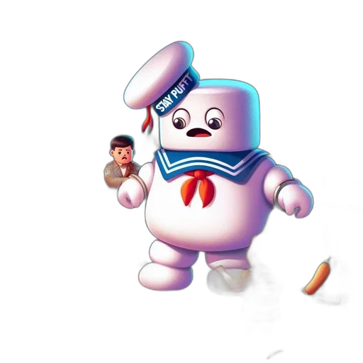 robot, food, staff, creature transparent PNG cut-out