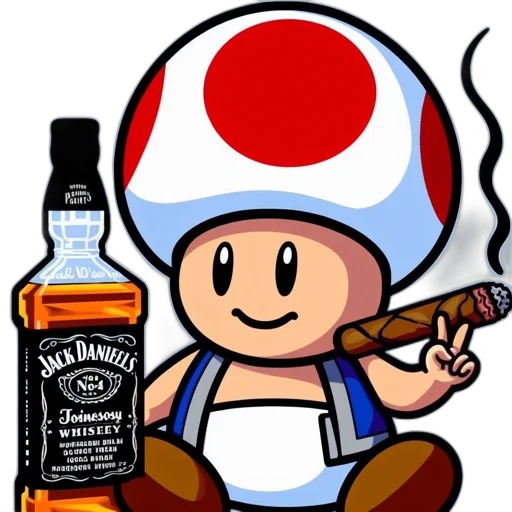bottle, hat, pixel art, concept art transparent PNG cut-out