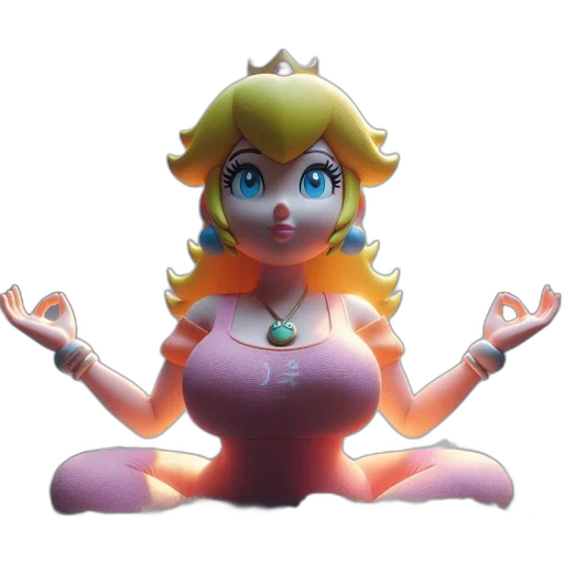 crown, dress, 3d render, concept art transparent PNG cut-out