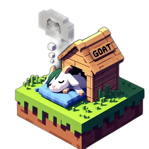 animal, robot, furniture, pixel art transparent PNG cut-out
