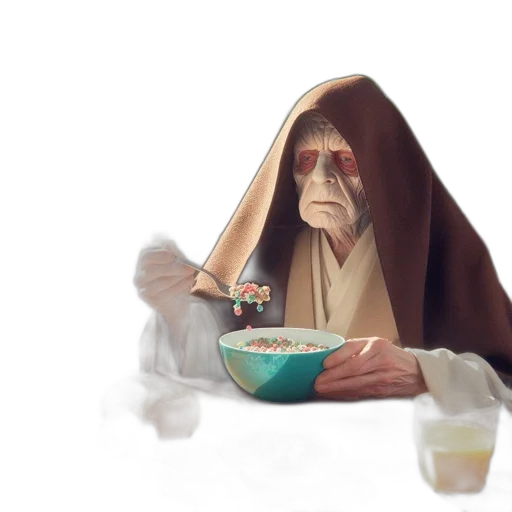 food, mask, concept art, 3d render transparent PNG cut-out