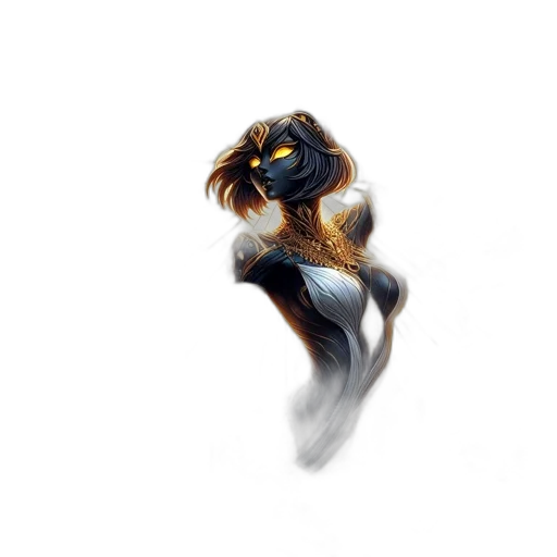 creature, hair, mask, dragon transparent PNG cut-out