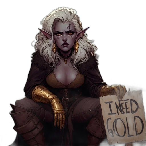 fantasy art, concept art, comic book art, pixel art transparent PNG cut-out